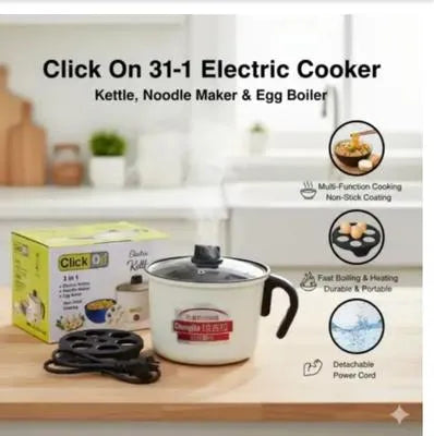 3-in-1 Electric Cooking Kettle Pot