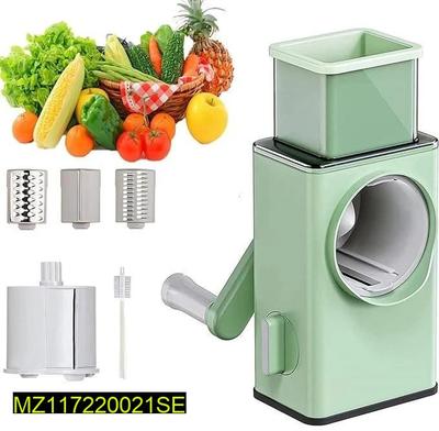 3-in-1 Manual Vegetable Cutter, Slicer & Grater