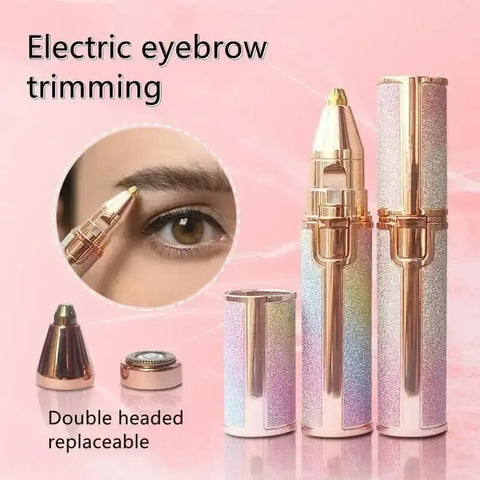 Rechargeable Eyebrow Trimmer & Facial Hair Remover for Women